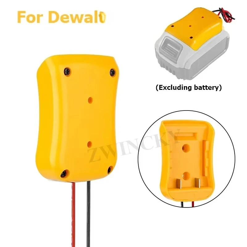 Adaptery do akumulatorów Makita/Bosch/Milwaukee/Dewalt/Black&Decker/Ryobi, złącze zasilania 18V, adapter DIY, uchwyt dokujący, przewody 14 AWG — zdjęcie 7