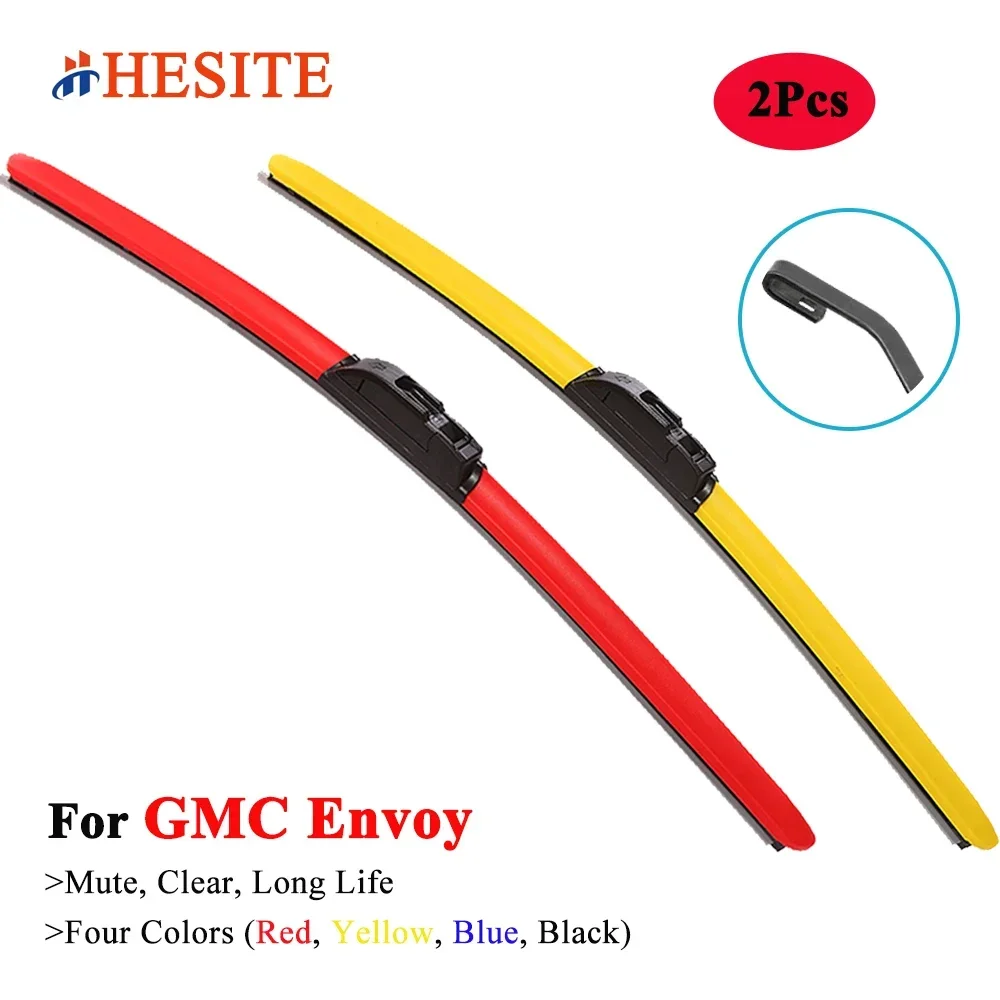 

HESITE Colorful Windshield Wiper Blade for GMC Envoy SUV 4.2 4WD 2002 2003 2004 2005 2006 2007 2008 2009 Car Accessories Gadgets