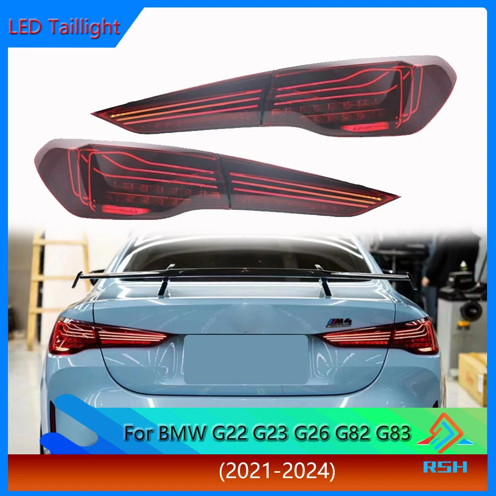 

Full LED CSL Laser Tail Lights For BMW M4 G82 G83 4 Series G22 G23 G26 i4 Dynamic Turn Signal Brake Reversing Taillight