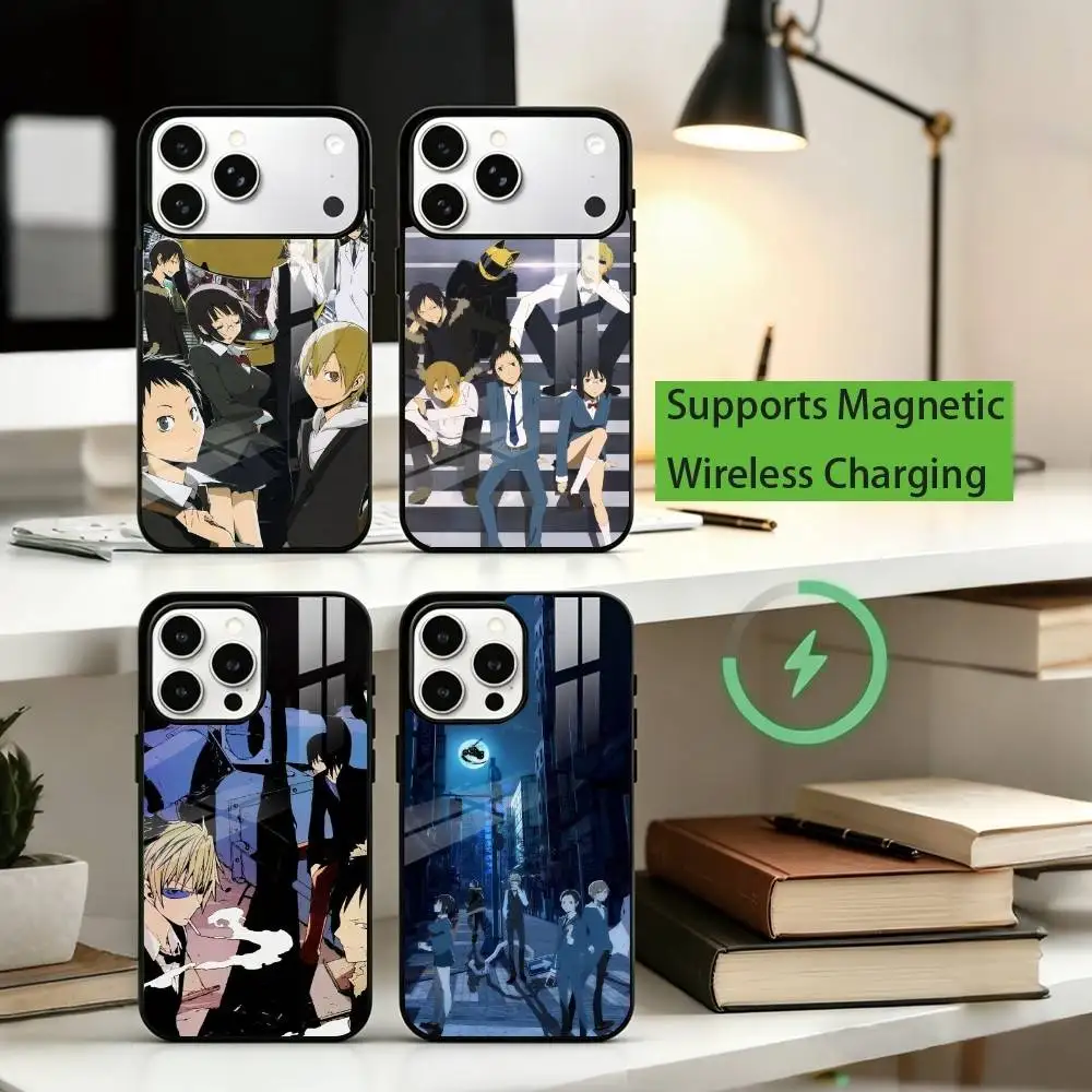 

A-Anime D-Durarara!! Phone Case For iPhone17,16,15,14,13,12,11 Plus,Pro Allows magnetic wireless charging