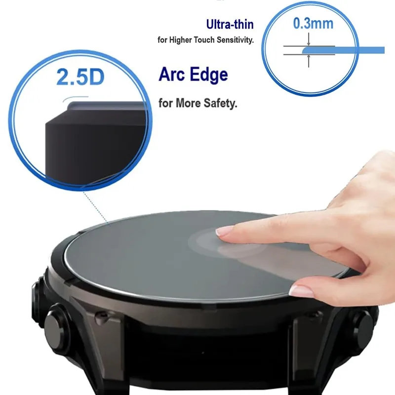 For Huawei Watch GT 5 4 Pro GT3 GT2 Screen Protector Hardness HD Clear Full Cover Anti Scratch Tempered Glass Film for GT Runner