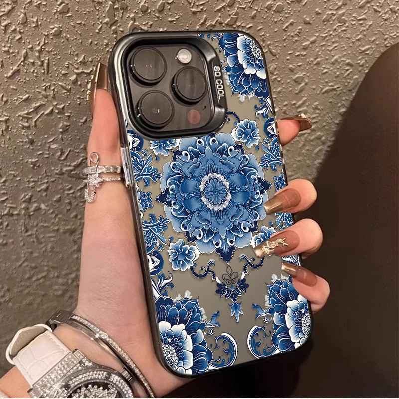 Чехол для телефона с синим тотемным принтом кота для Xiaomi Mi 14T 13T 12T Pro для Xiaomi 14 13 12 11 Ultra Lite 5G NE 10 12X 12S 11i 11X Pro