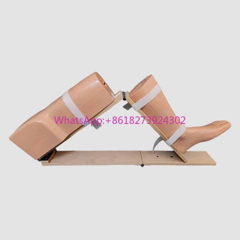 

KyrenMed Sawbones Soft Tissue Wooden Knee Holder for Simulating Knee Joint Replacement Practice Model