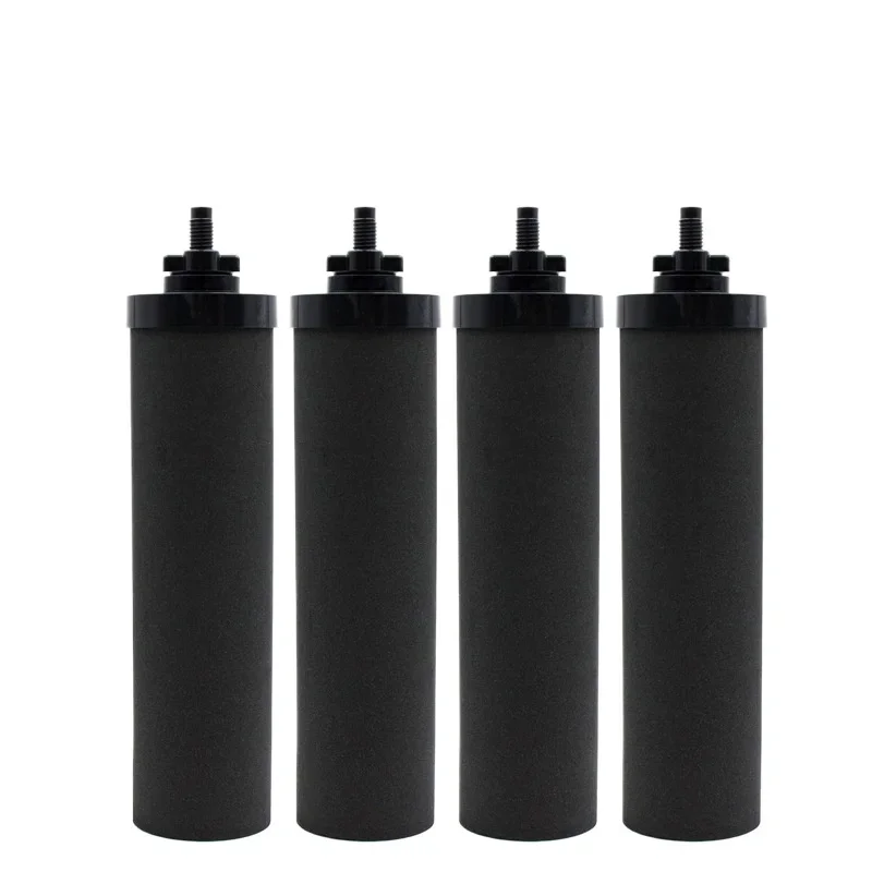 2 Pack Black Carbon Water Filter Replacement Cartridges for Gravity-Fed Water Filtration Systems