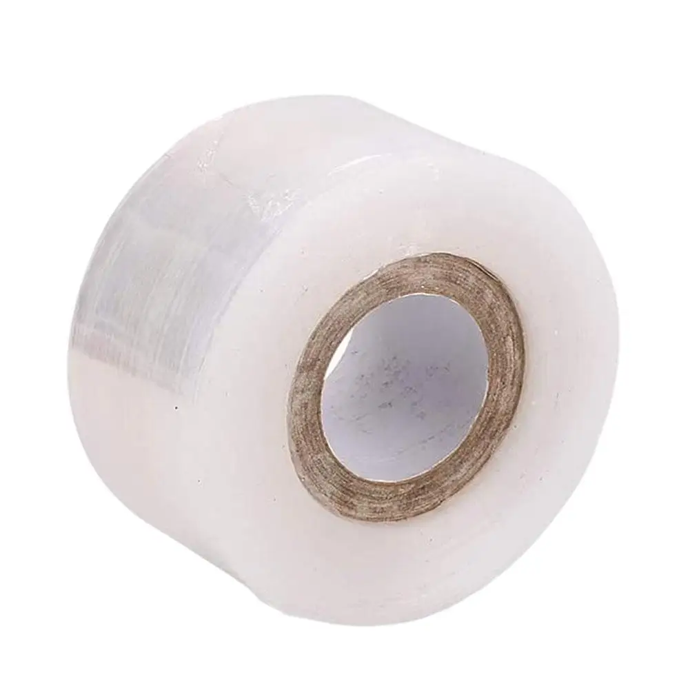 3/4*200m Nursery Grafting Tape Roll Stretchable Self-Adhesive Degradable Parafilm Plant Tape Pruning Grafting Transparent G D0G2