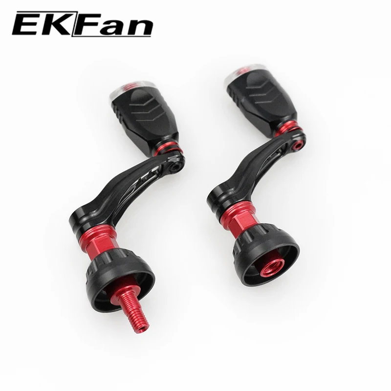 EKfan 12G New ultralight Spinning  Reel 42MM 7075 Alloy handles For Dawa Shman Fishing Reel Wheel DIY Parts