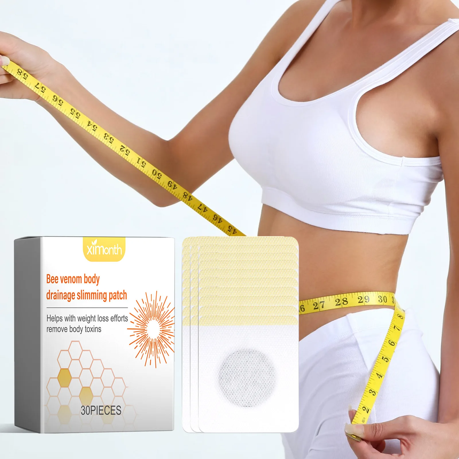 4pcs/set Ximonth Body Sculpting Stick Relieves Swelling And Tightens Arms