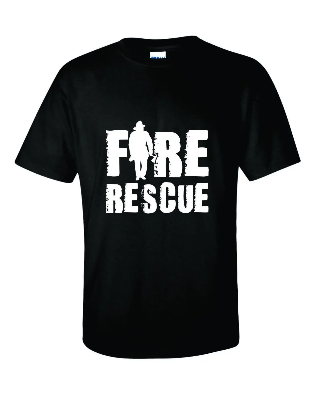 

Rescue Firefighters T-Shirt Fire Fighter Summer Cotton O-Neck Short Sleeve Men's T Shirt New S-3XL