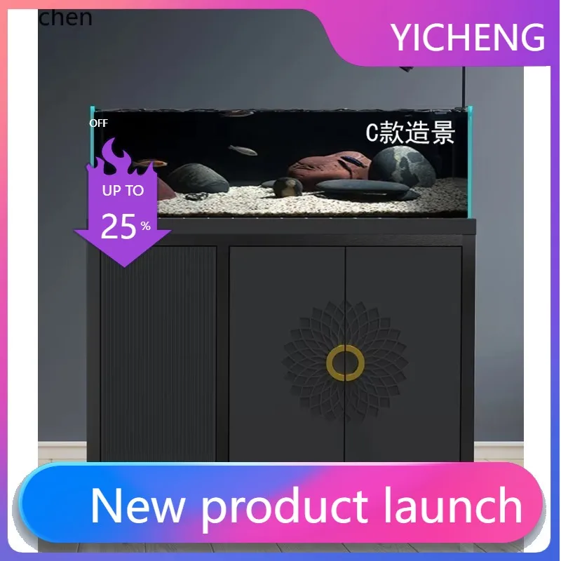 

LYY Grass Tank Bottom Filter Aquarium Household Dry Wet Glass Stream