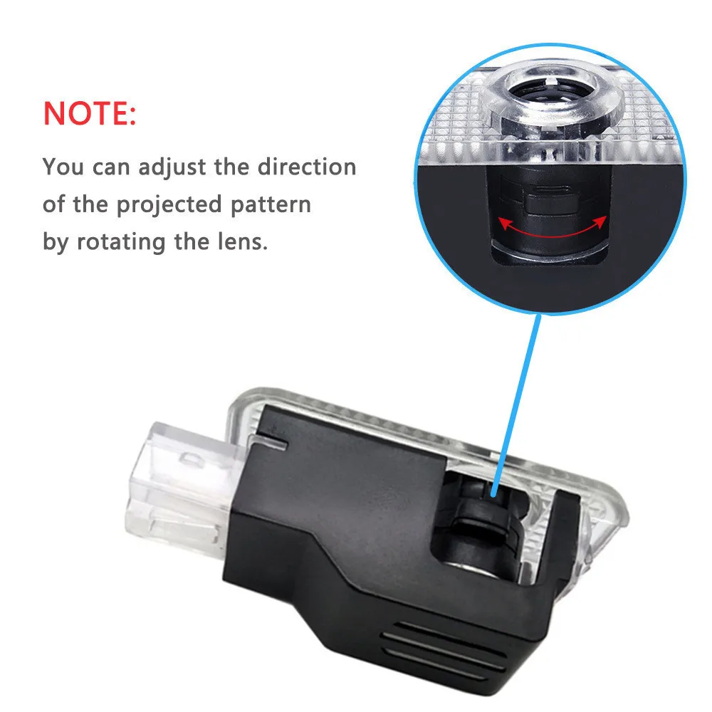 LED Projector Car Door Lights For AUDI A3 8V 8Y A5 8T F5 Q3 8U F3 Q5 8R FY TT A6 C7 C8 A1 8X A4 B8 B9 S3 S4 S5 S6 Sline Quattro