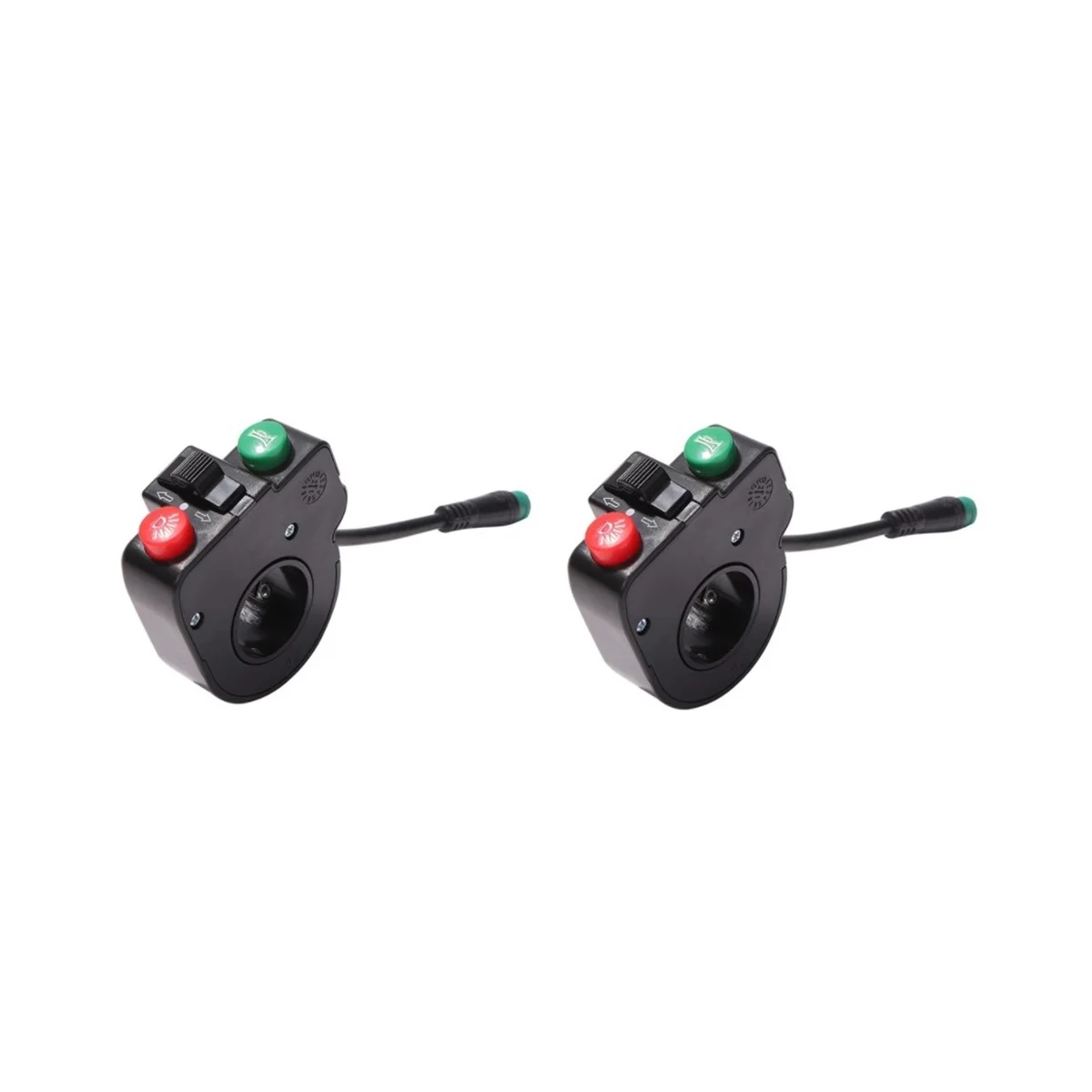 

2Pcs Electric Scooter Waterproof Handlebar Headlight Horn Turn Signal Switch for KUGOO M4/PRO Electric Scooter Parts