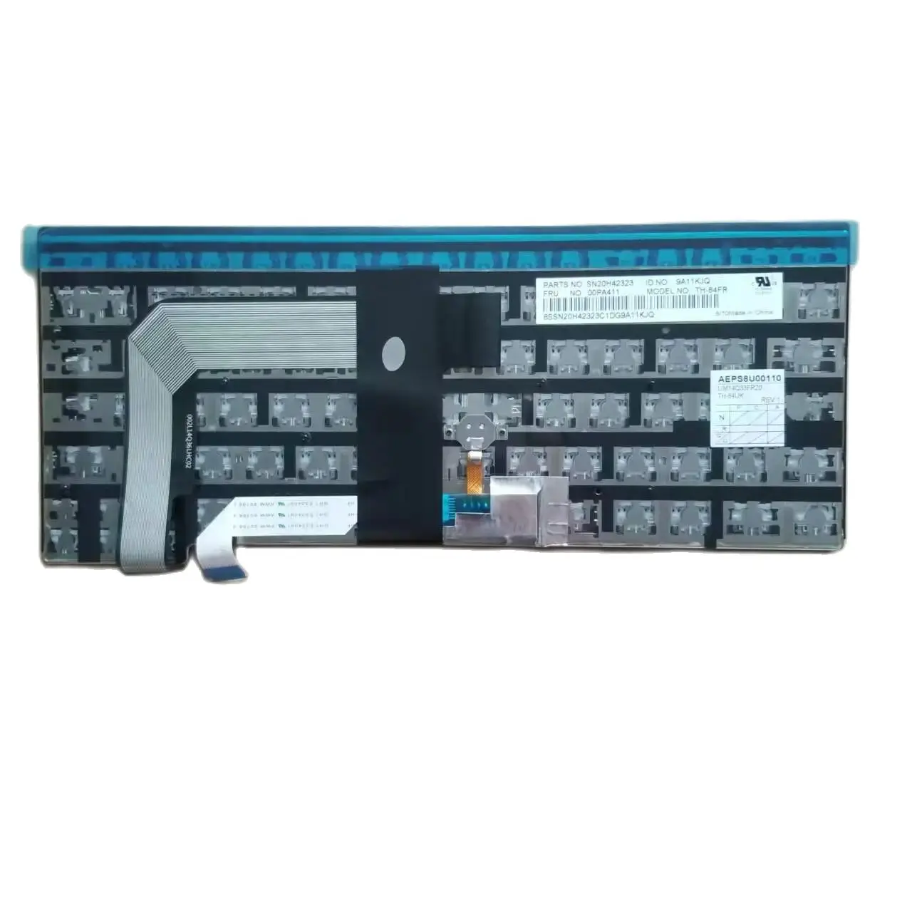 Clavier Vati eau Français/FR Pour Lenovo T460S T470S Noir Avec Point SN20H42323 9A11KJQ TH-84FR