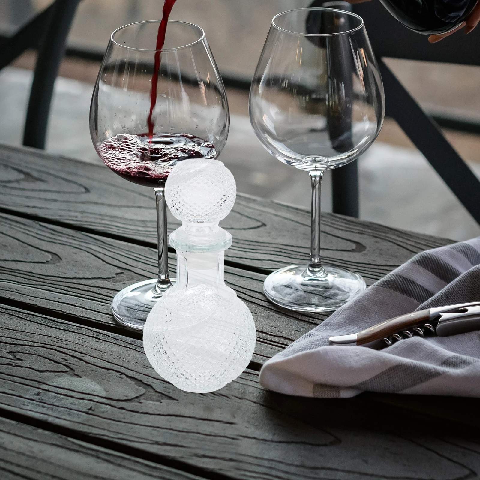 

250ml Decanter y Bottle Glass Whiskey Bottles Storage Liquor Pourer Dispenser Aeration Whiskey Bar Bottles