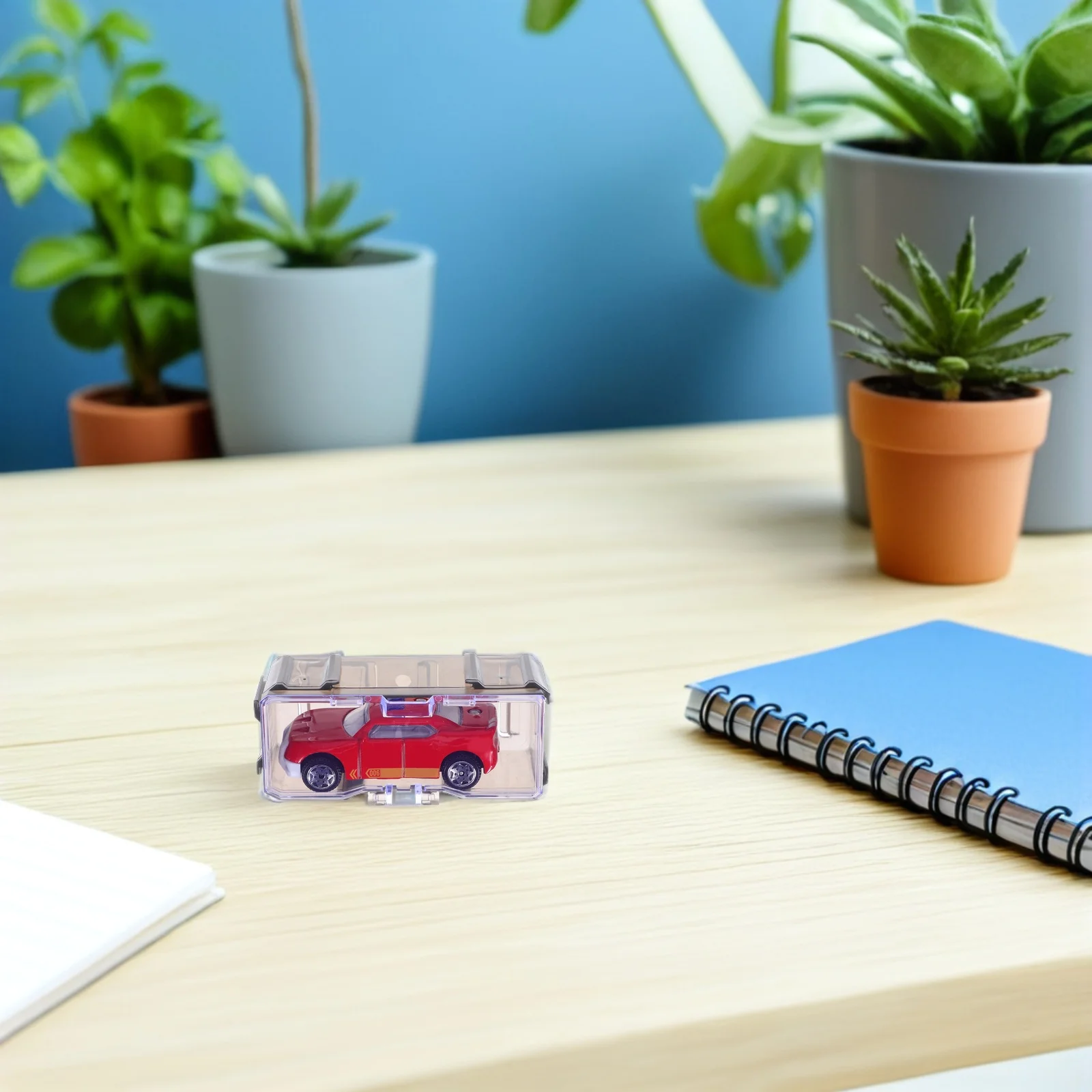 

20pcs Car Display Box 1/64 Scale Transparent Car Storage Case Durable Plastic Organizer For Collectors Clear Display Box For