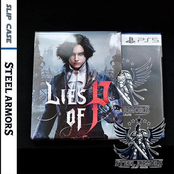 Lies of P Overture Edition Slip Case SteelArmors (Customization,Steel case,Game CD not included)