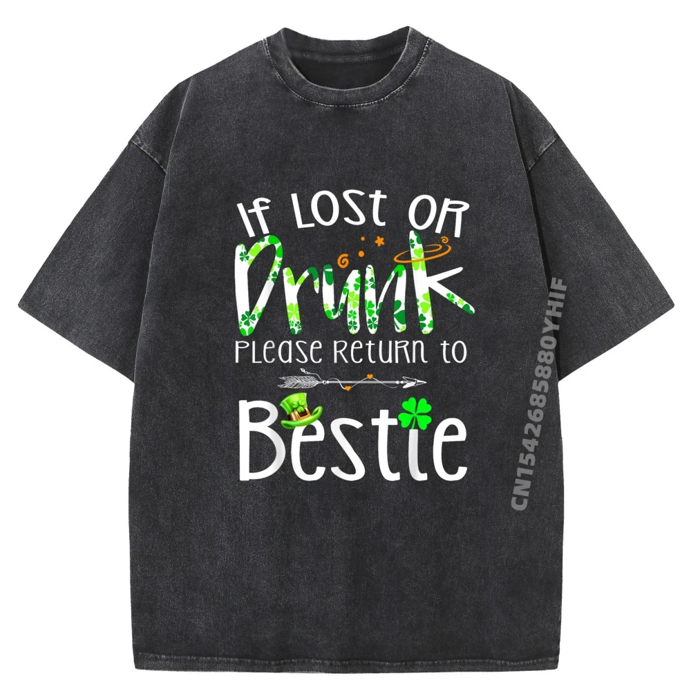 

Мужская футболка с принтом «Если потерянный или пьяный», пожалуйста, новейшая мужская футболка с рисунком, обычная стираная футболка в стиле ретро