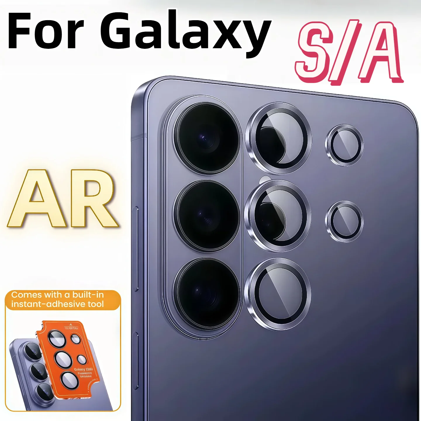 1er-Pack Eagle Eye AR Antireflex-Hinterkamera-Objektivschutz für Galaxy S26 Ultra/Plus S25 Ultra S24 Stoßfest
