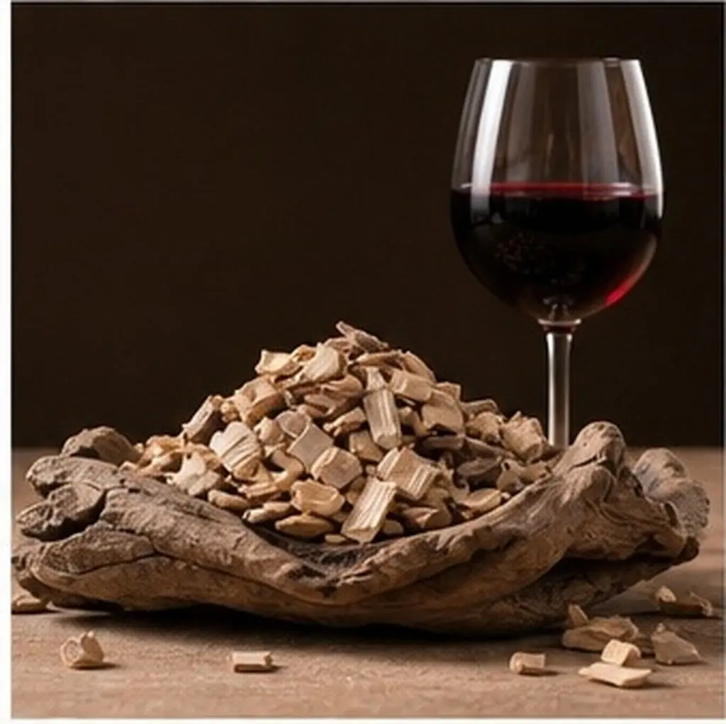 500G Cherry Wood Chips for Winemaking Medium Toast Wood Chips Enhance Aroma Improve Red Wine Taste Aging Brewing Bbq Supplies