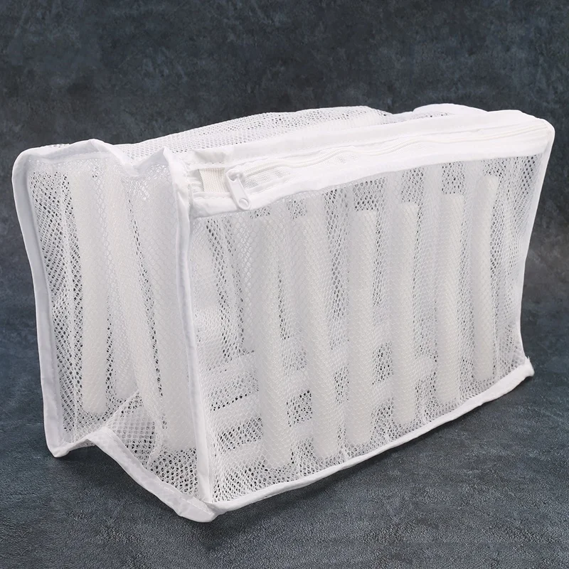Sneaker Cleaning Bag Shoes Wash Bags Mesh Washing Bag Coarse Net Fabric Durable And Reusable Wash Bag 30X20x19cm