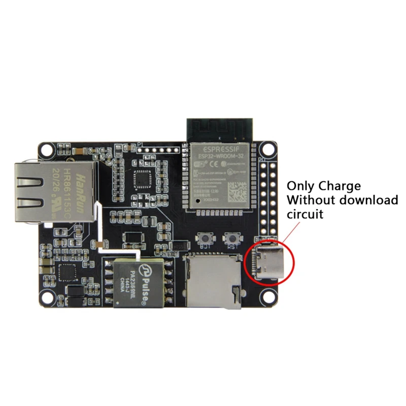 T-Internet-POE ESP32-WROOM LAN8720A Chip Ethernet-adapter