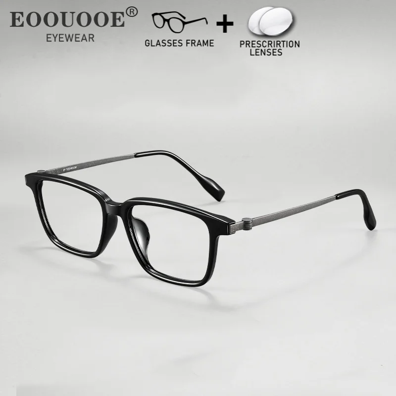 

Large Size TR90 Titanium Glasses For Men Optical Prescription Recipe Lenses Progressive Far Medium Near Myopia Men's Eyeglasses