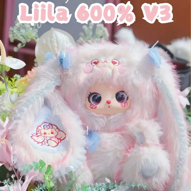 

Новая серия Liila 600% V3 для макияжа, плюшевая глухая коробка Kawaii, украшение для кукольной комнаты, фигурка, модель, загадочная коробка, детский практичный подарок