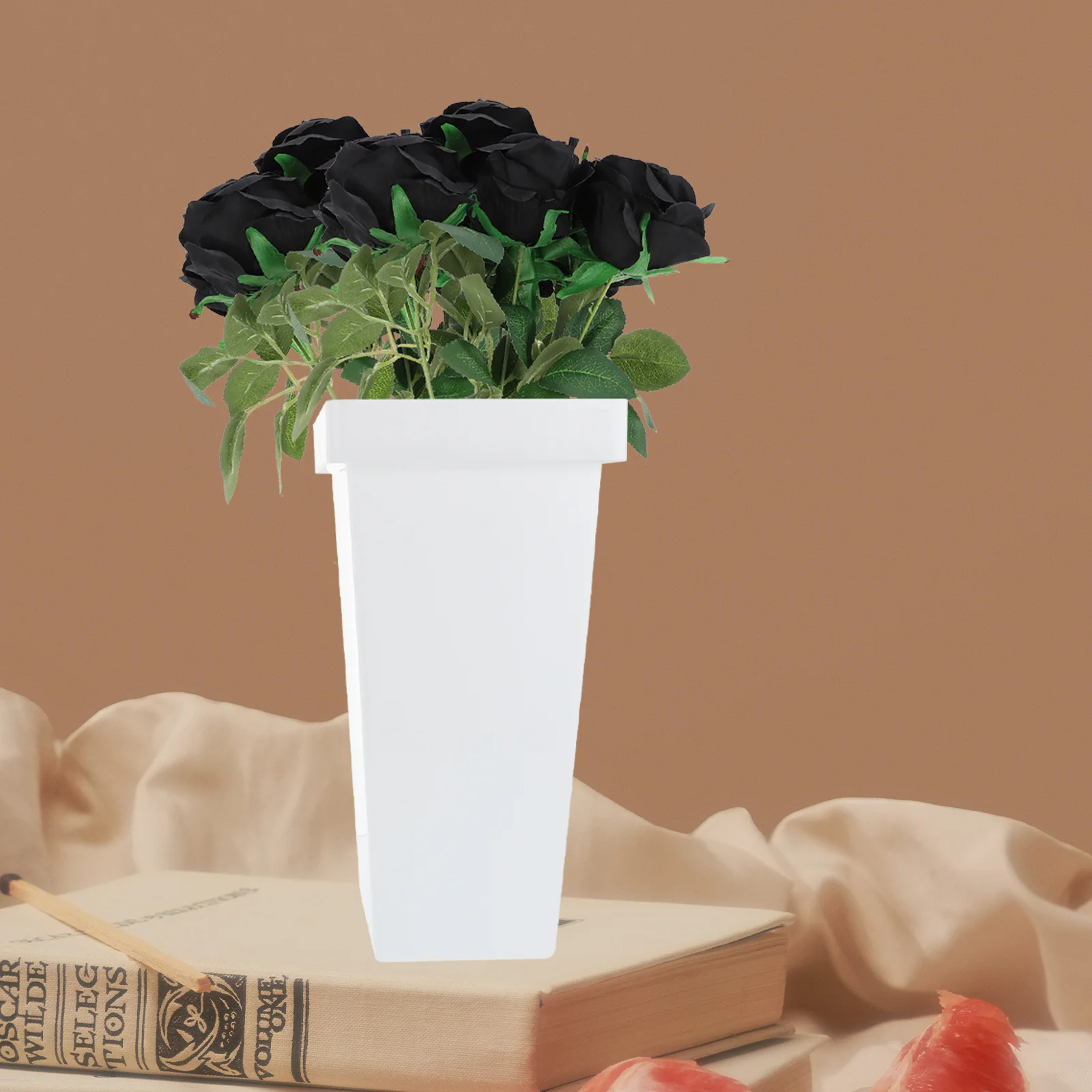 Ведро из 2 шт., простое ведро для декоративных растений, современный держатель для цветов для домашнего офиса, декор, контейнер для цветов, садовый горшок для растений