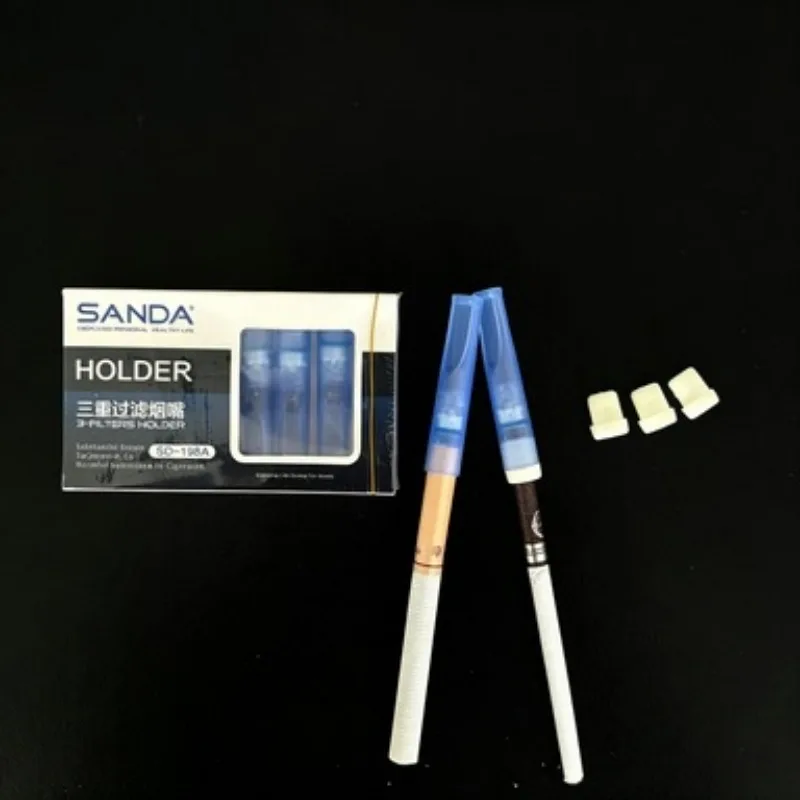 2/4 Sets New Clip Microfilter High Efficiency Reducing Tar smoking accessories disposable Mouthpiece for cigarette Smoke Gadgets