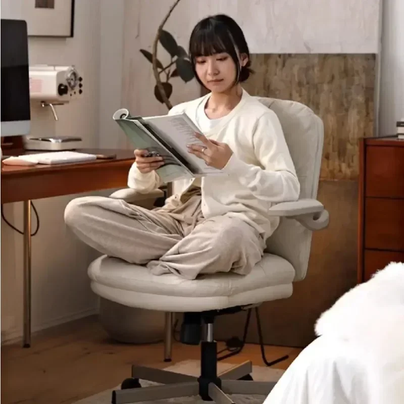 Design Simplicity Office Chair Mobile Leather Home Computer Gaming Chair Work Meeting Sillas De Oficina Office Home Furniture