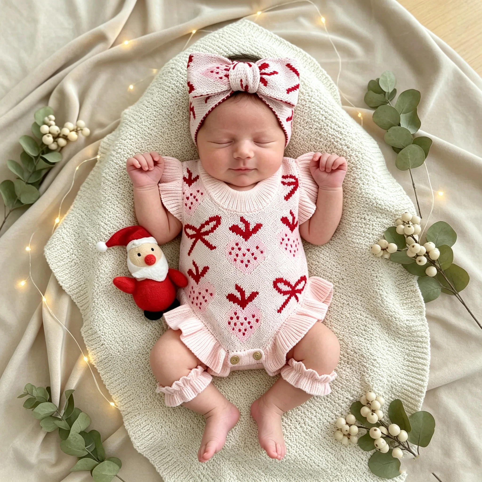 Strawberry Knitted Baby Romper - Baby Products Website review and price