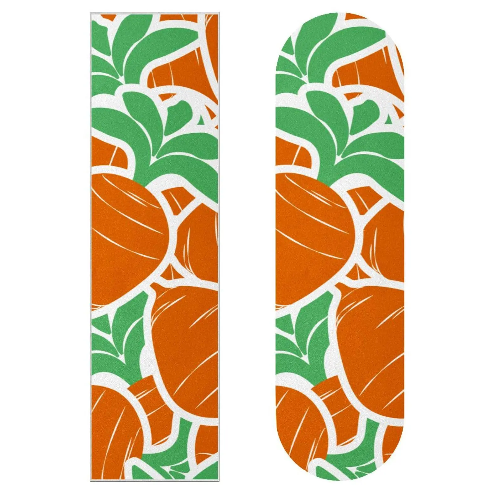 Skateboards Grip Tape Design Cartoon Orange Vegetables Carrot Pattern Longboard Anti Slip Sandpaper Sticker Skateboards Paper