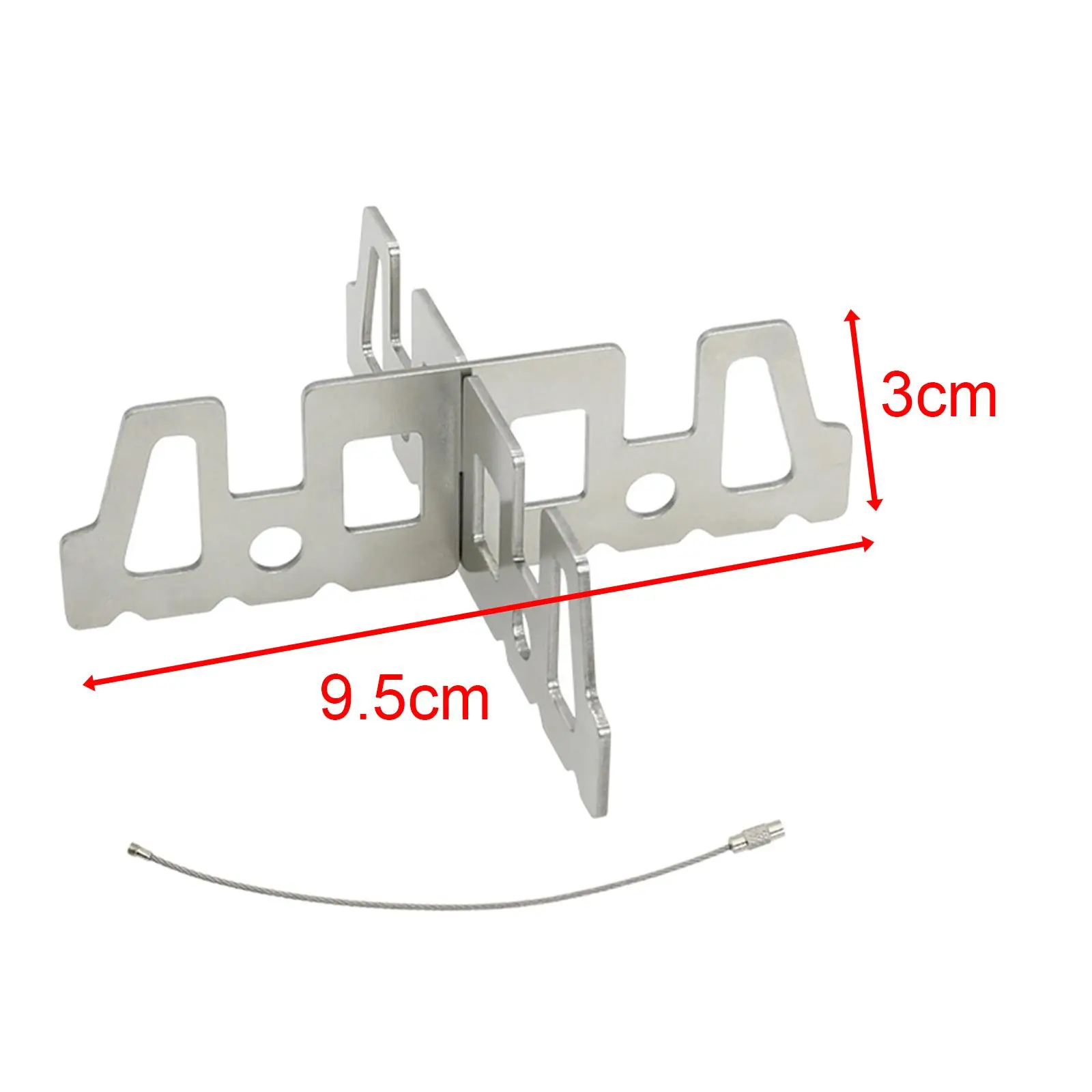 2xCamp عبر حامل مخيم قاعدة حامل وعاء دعم وعاء حامل للمشي لمسافات طويلة في الهواء الطلق السفر شواء