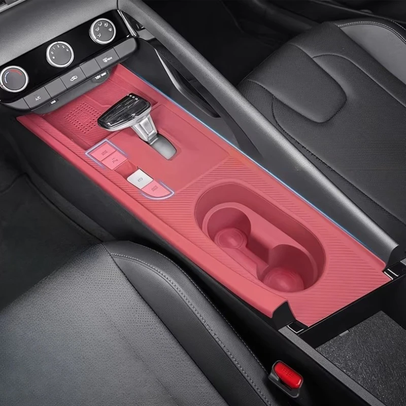 

Защитная силиконовая пленка для центральной консоли Hyundai Elantra, аксессуары для тюнинга салона автомобиля