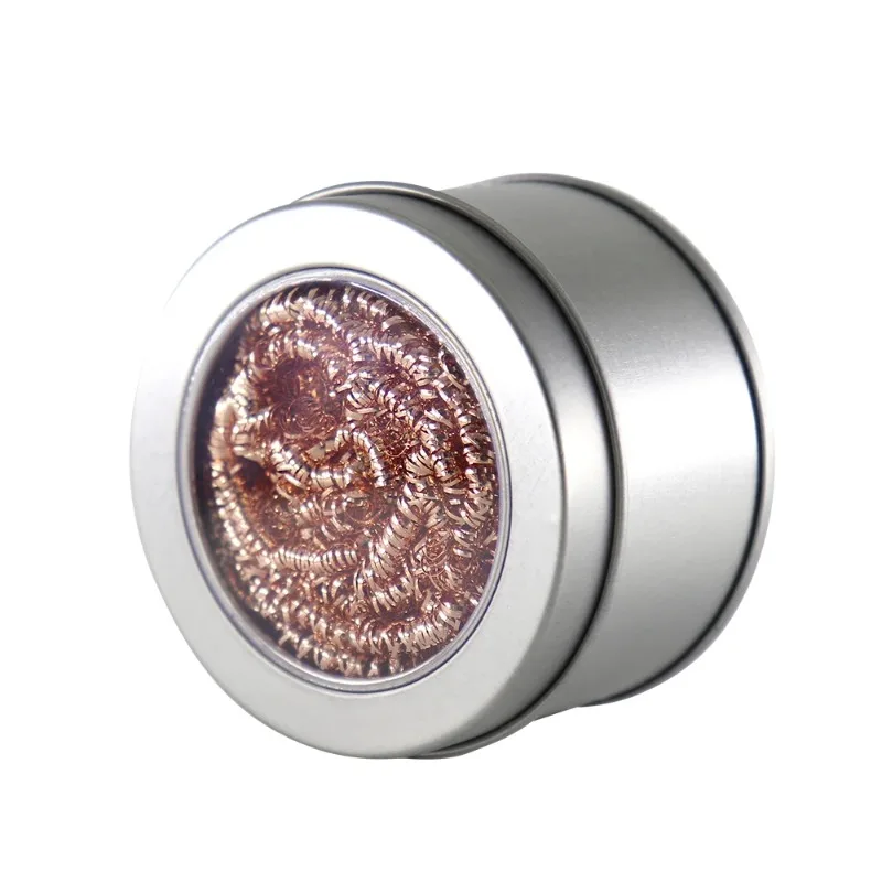 

Жало паяльника, чистящий шарик для удаления олова, портативный паяльник из медной проволоки, инструмент для чистки и ремонта