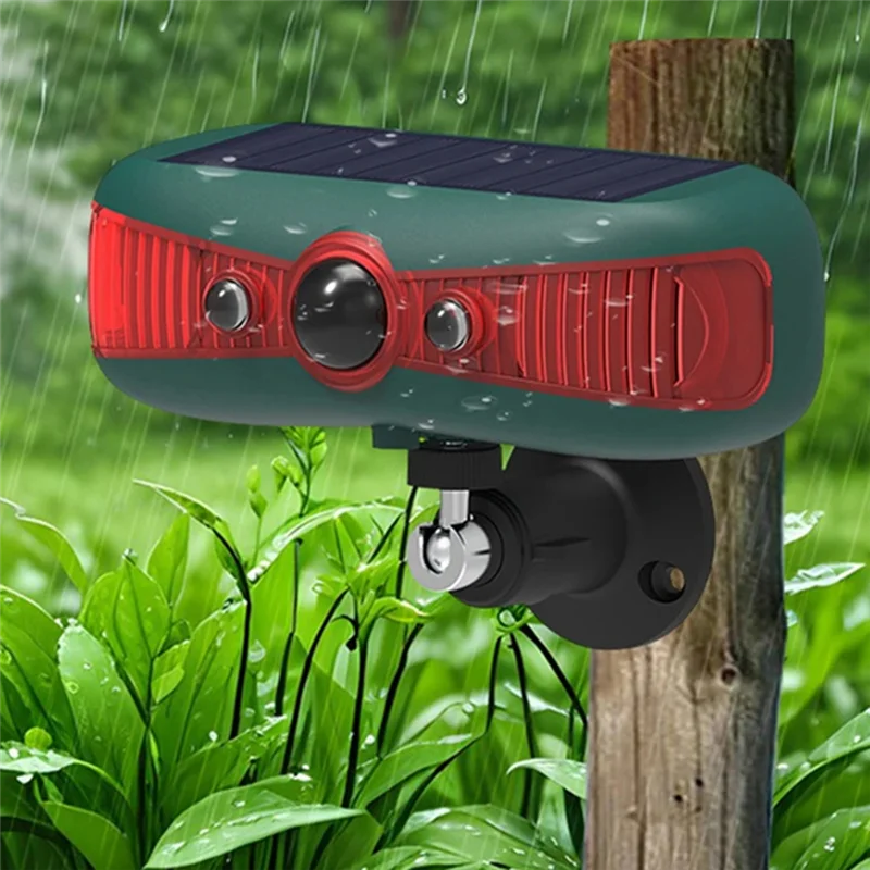 Alarm Sensor Gerak Surya Sensor Gerak PIR Sensitif Surya Menggonggong Peringatan Suara 129Db-ABJU