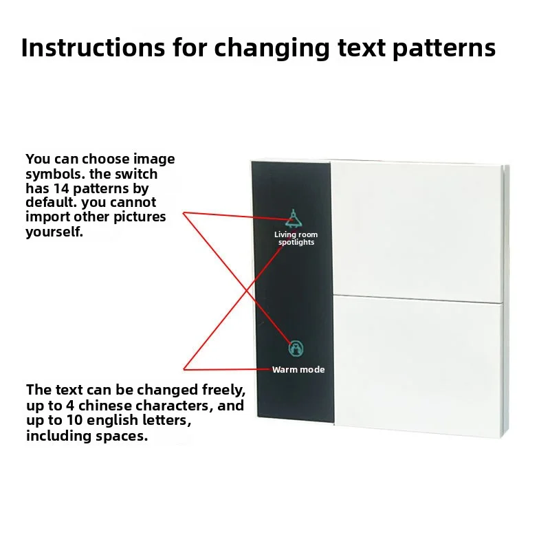 สวิตช์หน้าจออัจฉริยะ Tuya รองรับ Zigbee ปุ่มปรับแต่งเอง สวิตช์ควบคุมผ่านแอป สั่งงานด้วยเสียง ตั้งเวลาปิดเครื่อง พร้อมเซ็นเซอร์ตรวจจับร่างกาย