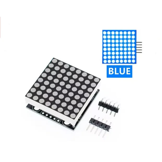 Picture 3: MAX7219 dot matrix microcontroller controls and drives LED display module