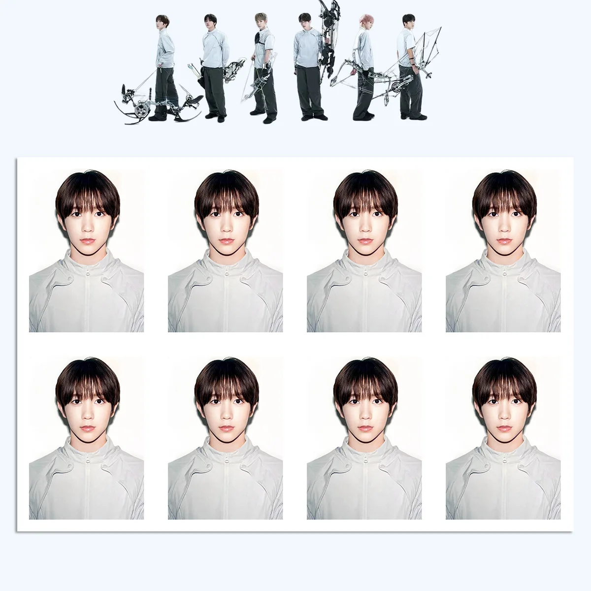 بطاقات صور Kpop N-Wish مقاس 1 بوصة بطاقات صور معرف SION RIKU YUSHI JAEHEE RYO SAKUYA بطاقات جمع المعجبين