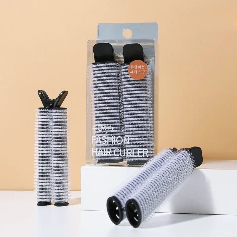 Black Bangs Hair Root Fluffy Lazy Hair Clips Top Styling Hairpins Hair Rollers Bangs Curling Barrel Clips Curlers Styling Tools