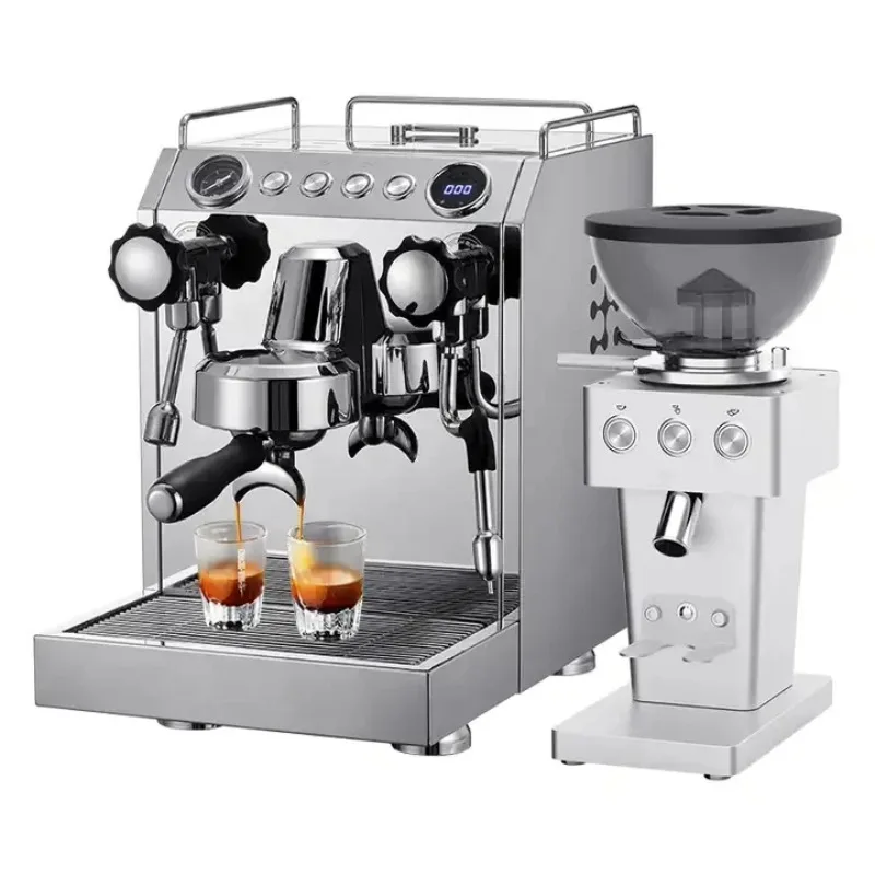 Cafetera Espresso Profesional Manual Espresso Rocket de 15 Bares y 58 mm con Palanca E61, Máquinas de Café Espresso Comerciales para Cafetería