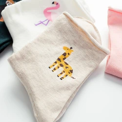 Modis Harajuku Cartoon Funny Women Casual Cotton Socks Women Short Sock Animal Flamingo llama lolita Happy Colorful Socks Female