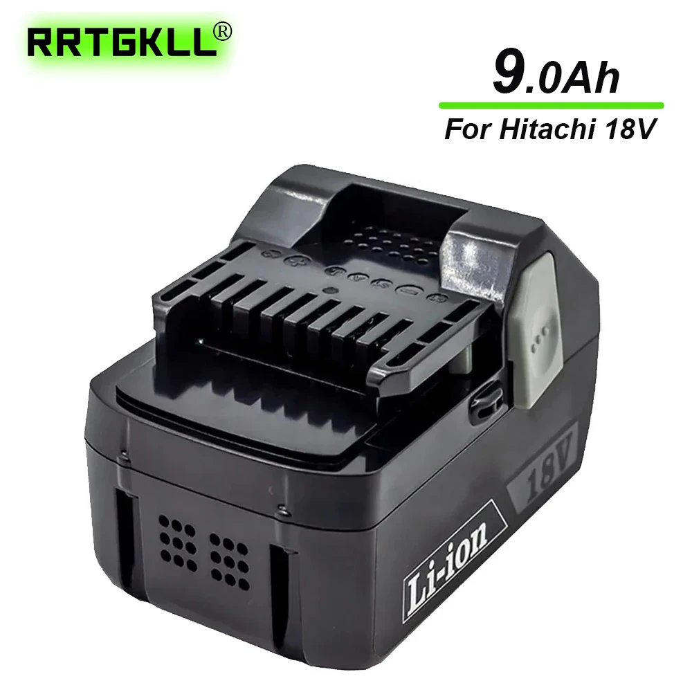 Battery 18V 9.0Ah Rechargeable for Hitachi 18V Battery Replacement Batteries for Hitachi Power Tools BSL1840 DSL18DSAL BSL1815X