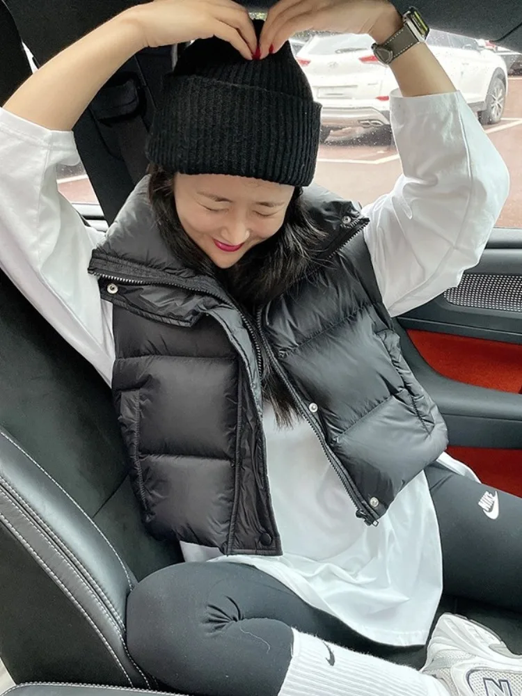 Chaleco Jaet de algodón para mujer, ropa de abrigo Thi Warm Bread Sle, primavera Otoño Invierno, viaje, otro otro