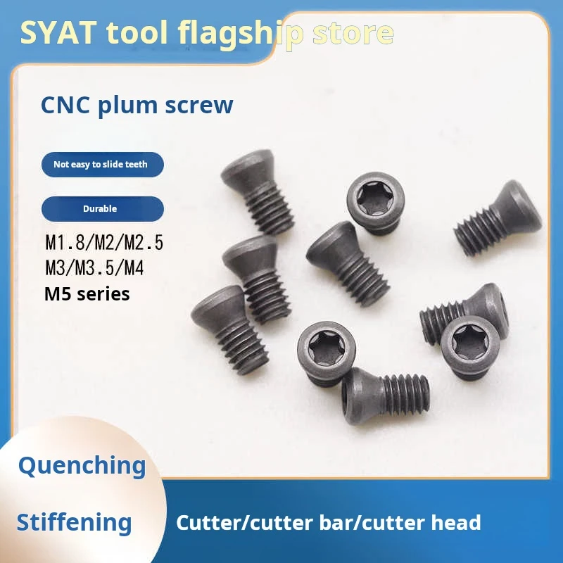 

Inserto de tornillo Torx M2, M2.5, M3, M3.5, M4, M5, M6, reemplaza los insertos de carburo, herramienta de torno CNC/barra de co