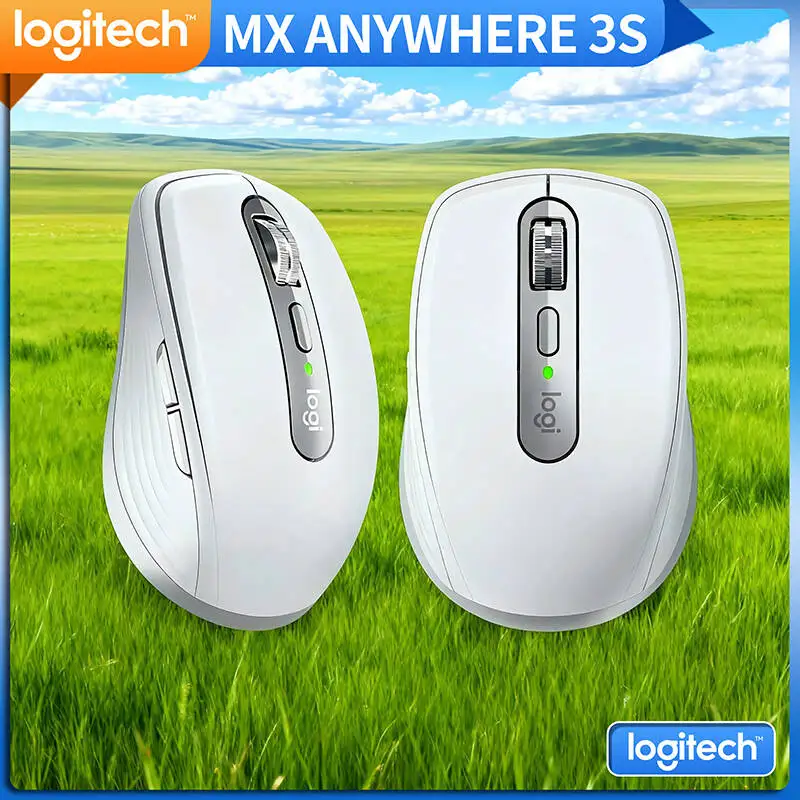 

Компактная мышь Logitech MX Anywhere 3S, эргономичный дизайн, перезаряжаемая, с быстрым прокруткой для портативных ПК Mac