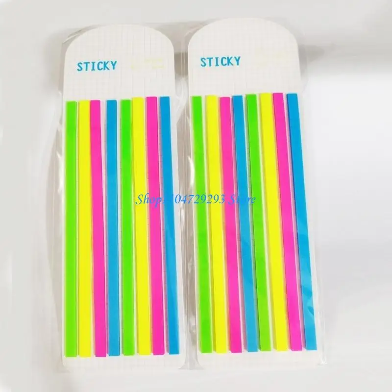 Long Page Flags Tab Strip Index Tab Translucent Long Page Marker Tabs for School 