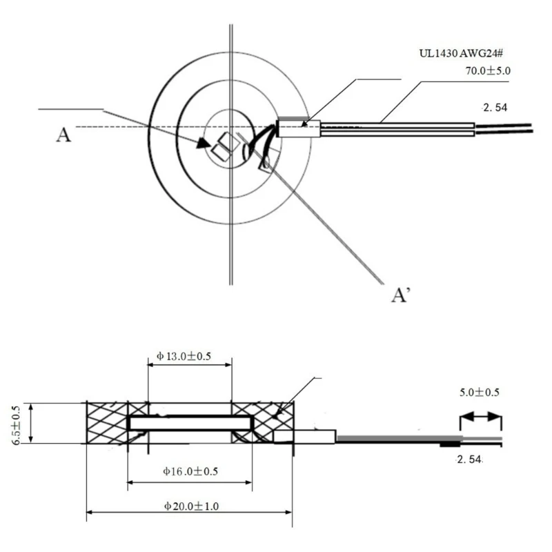 4 パック超音波ミストメーカー噴霧器セラミックディスクミストメーカー部分加湿器セラミックディスクセラミック材料ドロップシッピング用