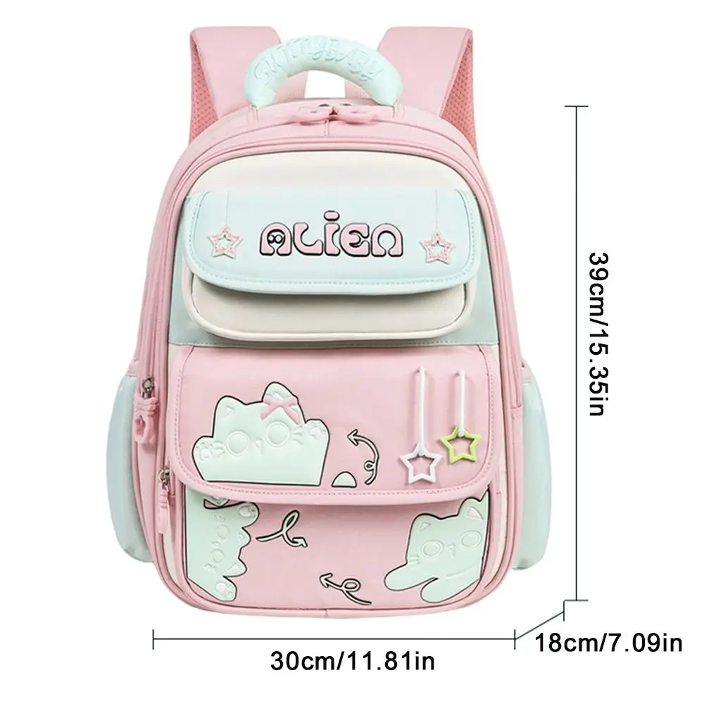 Large Capacity Students Backpack Alleviate Burden Water-resistant Kids Bookbag Cute Kawaii Children School Bag School Supply