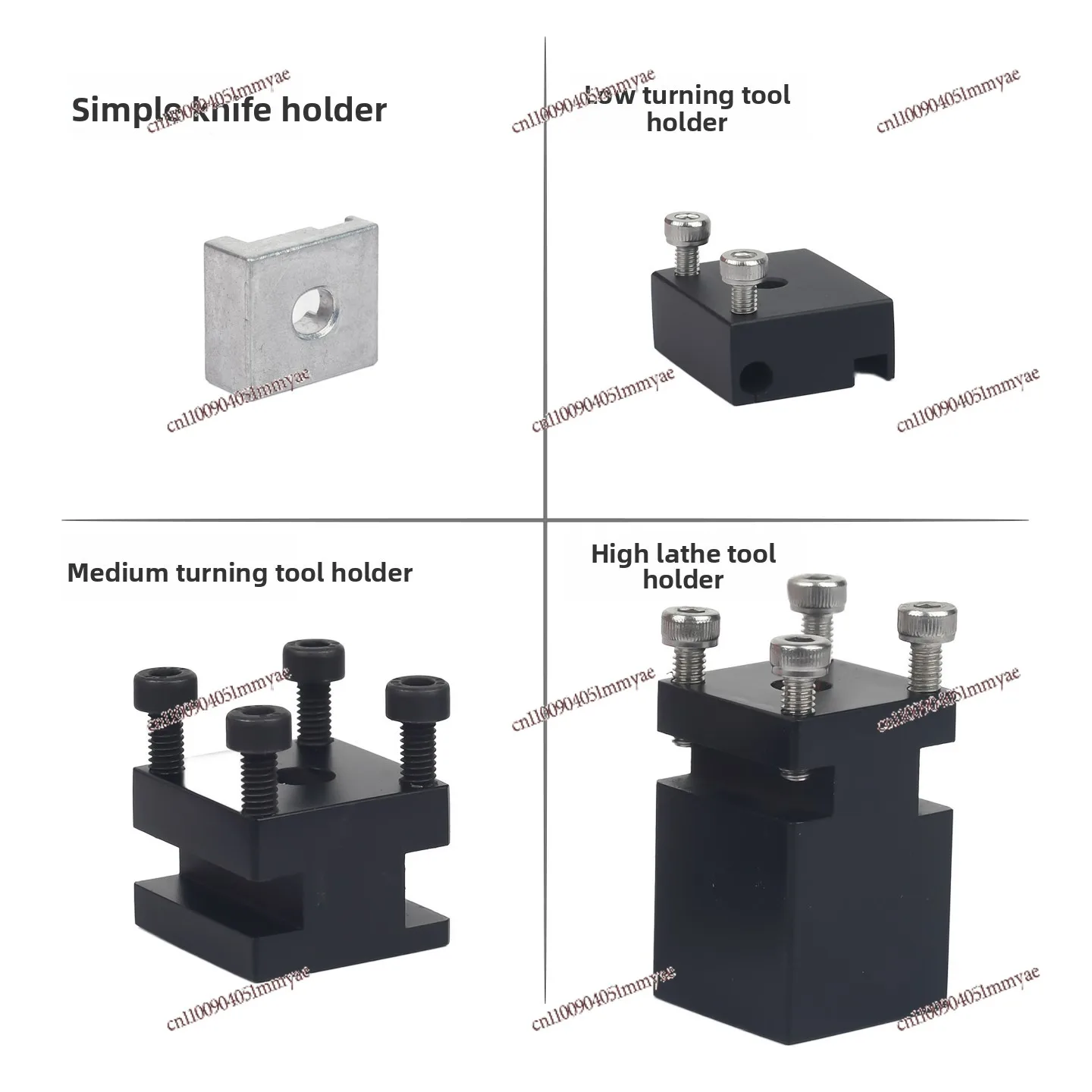 New Lathe Tool Holder Special Fixed Frame for Micro Machine  White Steel Round Shank Square Lathe Children's Lathe Equipment