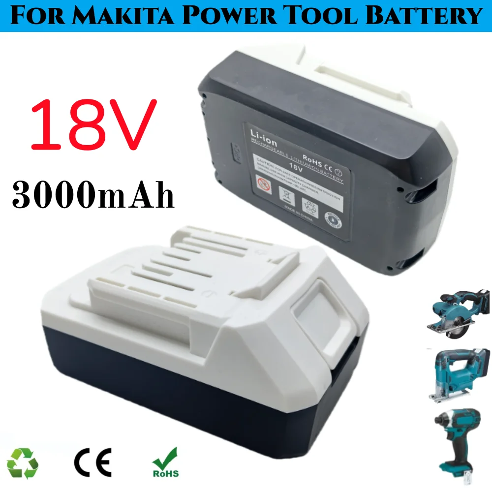 

Аккумулятор Li-ion 18В 3000мАч BL1811G BL1815G BL1813G BL1820G BL1813G BL1813G BL1811G 195608-4 для Makita 18В